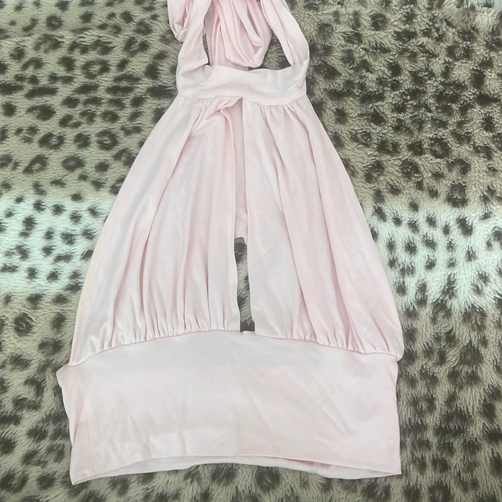 Never worn pink halter crop top